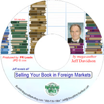 selling your book in foreign markets, getting your book published.